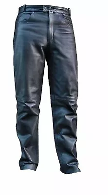 Motorcycle Riding Pants Biker Leather Pants Jean Style New • $99.99