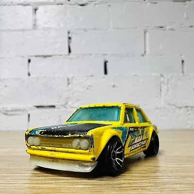 71 Datsun 510 Bluebird Yellow Black Blue 2010 NightBurnerz Night Burnerz 9/10 • $4.95