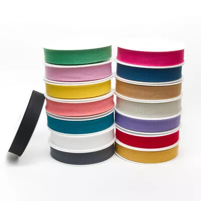 £8.99 • Buy Basket Weave Cotton Webbing Belt Tape Strap Bag Making~25mm /30mm~Various Length