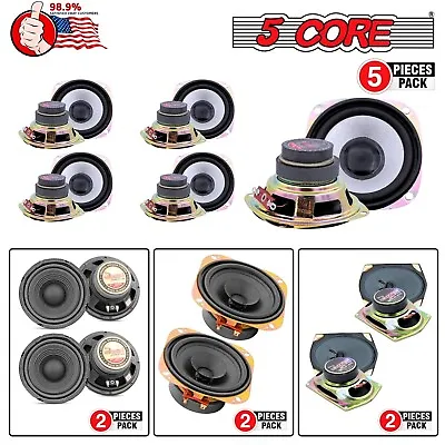 5Core 3 /4 /5   Inch Subwoofer Replacement Premium DJ Speaker Car Woofer Speaker • $11.99