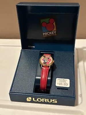 Vintage Lorus Disney Musical Minnie  Mouse Unlimited Watch • $35