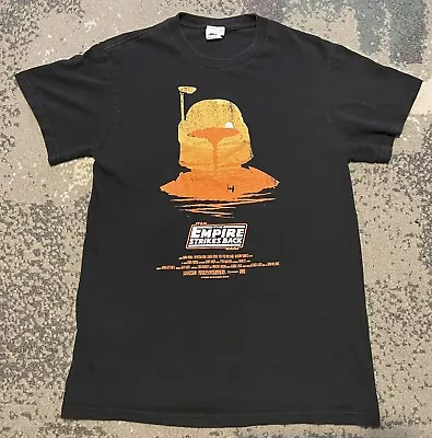 Vintage Star Wars The Empire Strikes Back Boba Fett Movie Promo Shirt Small • $24