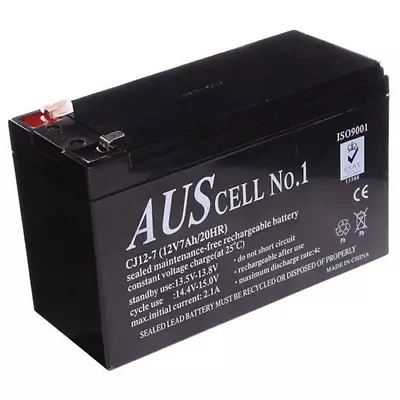 AUS Cell No.1 12V7Ah Rechargeable Alarm Battery | CJ12-7 • $37.90