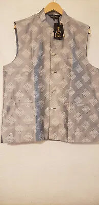 Sojanya Nehru Jacket Silver • $31.99