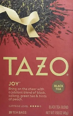 TAZO JOY Seasonal Rare Tea - 20 Filter Bags - Enjoy!!! • $24.99