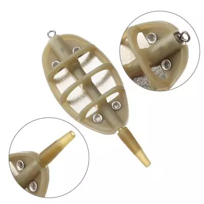 Tackle Fishing Tools Mould Kit Bait Holder Inline Method Feeders Lead Sinker • $18.28