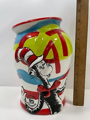 Vintage 2003 “Cat In The Hat” Official Movie Merch Cookie Jar (No Lid) Vase • $49.95