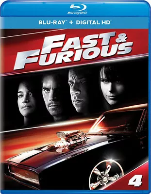 Fast & Furious Blu-ray Vin Diesel  Paul Walker  Michelle Rodriguez  • $11.80