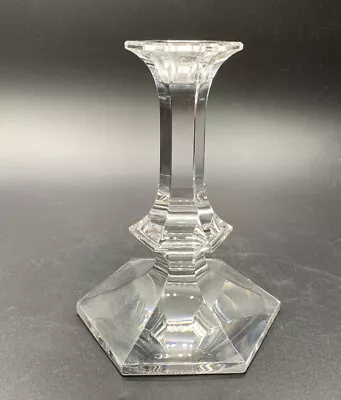 $19.99 • Buy Val St. Lambert Elysee Crystal Single Light Candlestick 6.75  Tall
