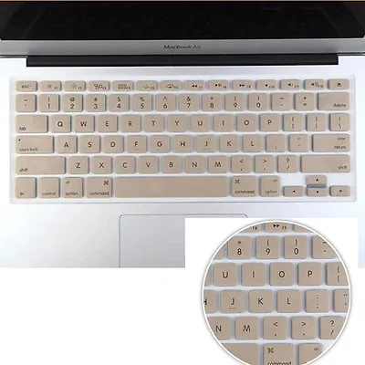 Champagne Gold  Keyboard Cover Keypad Skin For MacBook Air 11 / White Pro 13 15  • $5.99