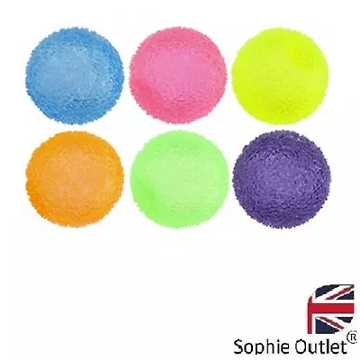 SPARKLE LIGHT UP BALL Bouncing LED Kids Toy  Party Bag Filler Fun Game P543224 • £8.59