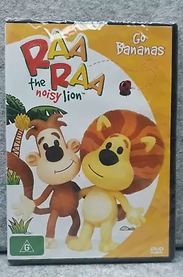 NEW: RAA RAA The Noisy Lion GO BANANAS TV Series DVD Region 4 PAL Free Fast Post • £4.51