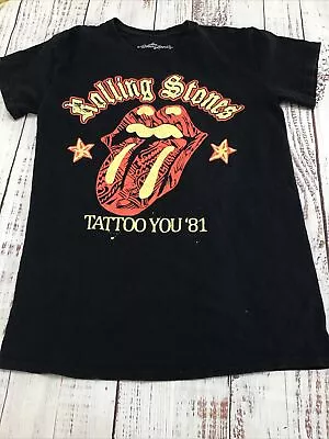 Vintage 1981 Rolling Stones Tshirt Women’s Small  • $39.99