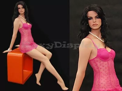 Female Fiberglass Mannequin Pretty Face Elegant Pose Dress Form Display #MD-FR6 • $175