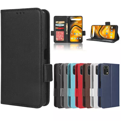 Litchi Book Wallet Flip Case Cover For UMIDIGI G1 A15 G5 A13S A13 A11 Power 5S • $17.59