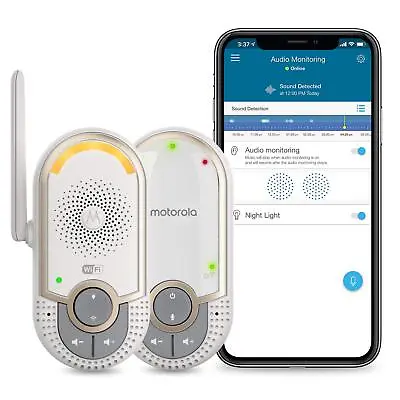 Motorola MBP164CONNECT Audio Baby Monitor - Portable WiFi Smart Intercom 2 Way • $19.99