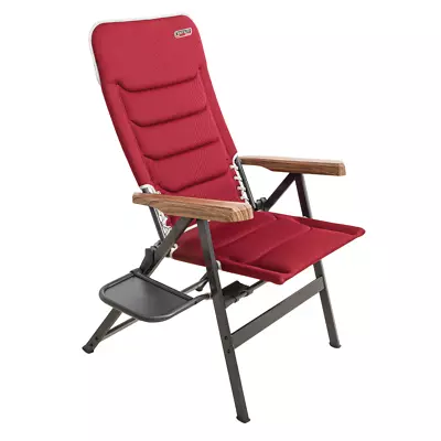 Outdoor Chair Quest Leisure Bordeaux Pro Comfort Side Table Camping Garden Beach • £109.93