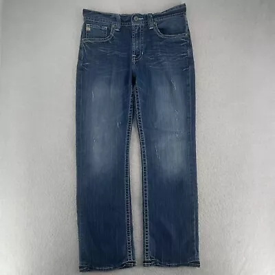 Big Star Pioneer Regular Boot Cut Jeans Men’s Size 33R 33x32 Blue Denim Flaps • $29.99