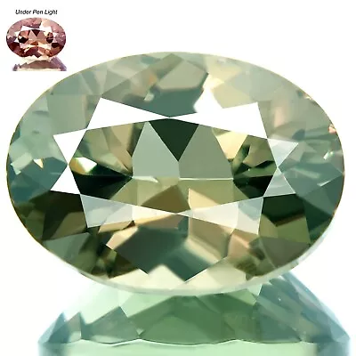 7.59ct ULTRA RARE HUGE NATURAL COLOR CHANGE CSARITE DIASPORE 5A TOP GREEN TO RED • $2175.94