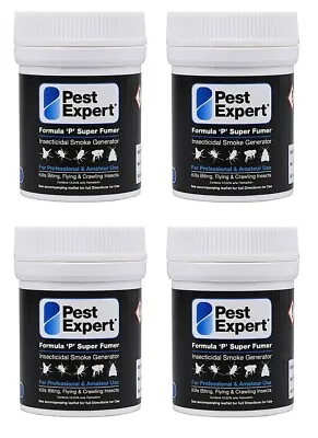 Flea Bomb Foggers For House Treatment Pest Expert Formula 'P' Supersize 4 X 11g • £17.95
