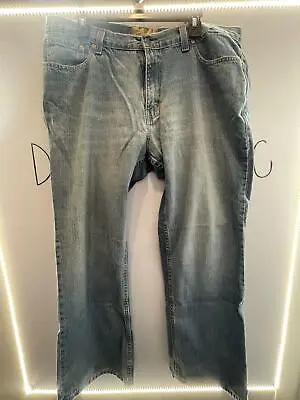 Red Camel Jeans Men's 38x30 Distressed Pants Bootcut Medium Wash Cotton • $14.86