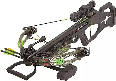 PSE Archery 01318KA Coalition Frontier 380 Feet Per Second Crossbow Package With • $254.12