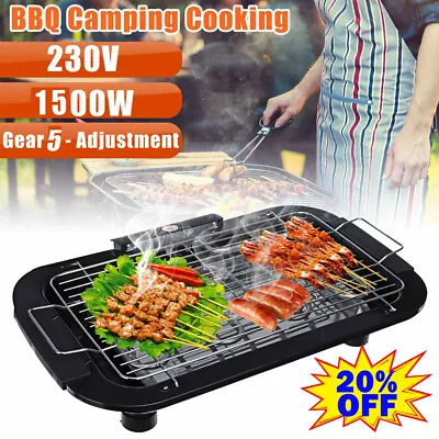 £22.22 • Buy 2022 New Electric Table Top Grill BBQ Barbecue Garden Camping Cooking