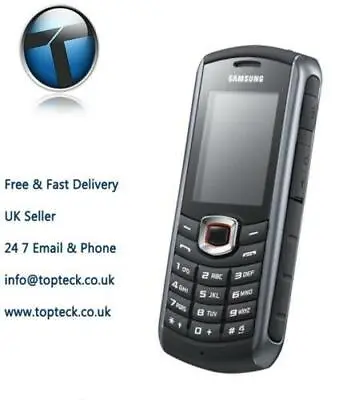 £1139.99 • Buy Samsung B2710 Solid Immerse Water & Dust Proof Mobile Phone Black. Brand New.