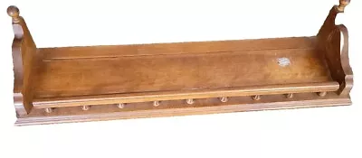 Ethan Allen Heirloom Wall Shelf 30 X8  Maple #10-3804 Plate Groove Rare Nice • £77.75