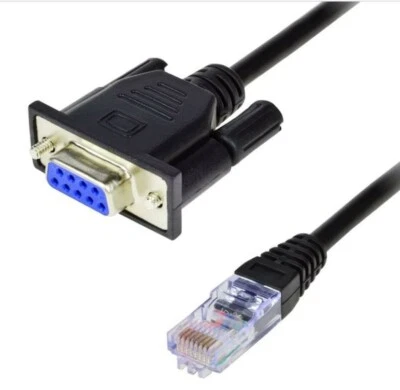 £15 • Buy DB9 9-Pin RS232 Serial Port Female To RJ45 Male Cat5e Cable 1M (wholesale)