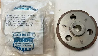 Comet Mini Bike Clutch ROTOR ASSEMBLY Iron Shoe 204052A NOS Vintage S400 5/8  • $34.99