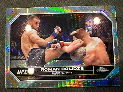 2024 Topps Chrome UFC Roman Dolidze #167 Prism • $0.99