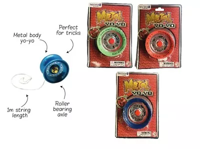 3X Aluminum Professional Yo-Yo Bundle Bearing Ball Kids Toy Magic YoYo • $12.95
