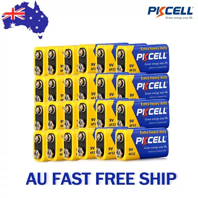 800pcs Zinc-Carbon 9 Volt Batteries EN22 1604AU 6AM6 For Fire Detectors AU Ship • $459