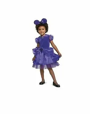 Minnie Mouse Toddler Girls Purple Classic Dress Up Costume Size 2T ~ New • $19.99