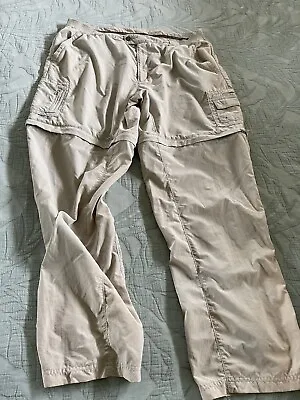 Columbia Titanium Womens XL Removable Legs Hiking Trek Travel Adventure Packable • $25