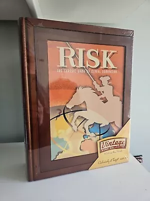 New Still Sealed Parker Brothers Risk Game In Wood Box Vintage Game Collection  • $19.98