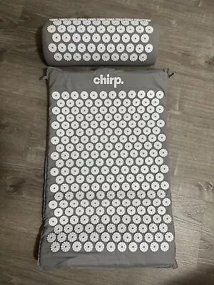 Chirp Acupressure Mat And Pillow Set Deep Relaxation Pain Relief Soreness Stress • $16.49