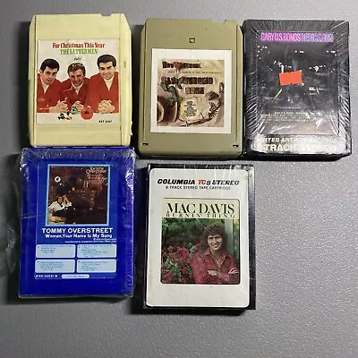 Quadraphonic Mac Davis Burnin' Thing 8 Track Tape Columbia New Lot Of 5. 4 Open • $0.99