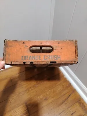 Vintage Orange Crush Wooden Soda Crate • $79