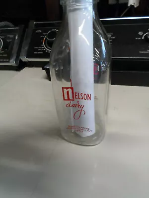 Vintage Nelson Milk Bottle  (IA) • $12