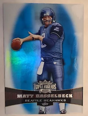 2006 Topps Triple Threads Sapphire #68 Matt Hasselbeck 11/25 Seahawks  • $7.99