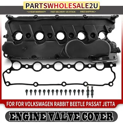 Engine Valve Cover W/ Gasket &Bolts For Volkswagen Beetle Golf Jetta Passat 2.5L • $57.99