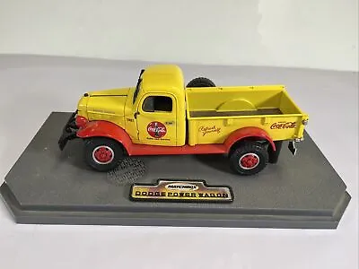 MATCHBOX 1/24 DODGE POWER WAGON 4x4 TRUCK 1946 COCA-COLA COKE TRUCK DIECAST  • $24.95