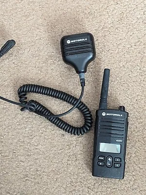 Genuine Motorola RDU2080d Two Way Radio RDX With Speaker Mic. Battery & Charger! • $99.99