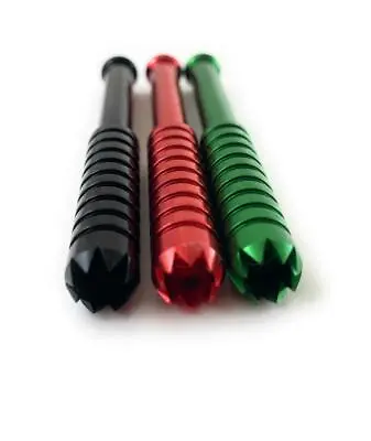 3 PK Grinder Digger One Hitter Cigarette Pipes 3  Metal Bat Fits Most Dugouts  • $11.99