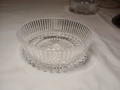 2 Mikasa Diamond Fire Hostess Crystal Fruit Bowl 8.5  X 3  Heavy • $14