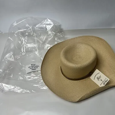 Vintage L.L Bean Straw Panama Hat. Gaucho Sunhat. New With Tags Handmade • $75