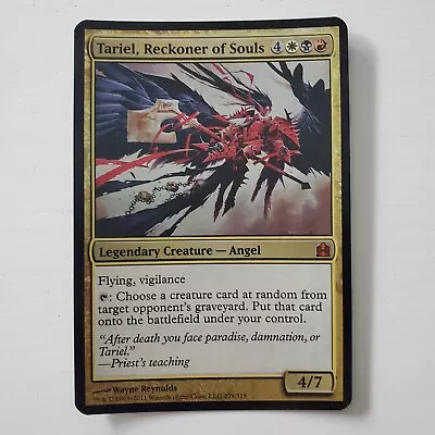 MTG Magic OVERSIZED FOIL Tariel Reckoner Of Souls Commander Launch Promo LP • $3.03