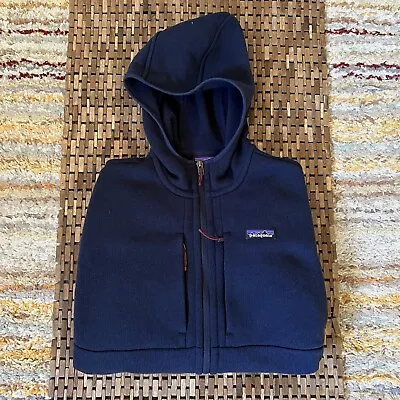 PATAGONIA Performance Better Sweater Hoodie Blue Full Zip Fleece Jacket Medium • $124.95